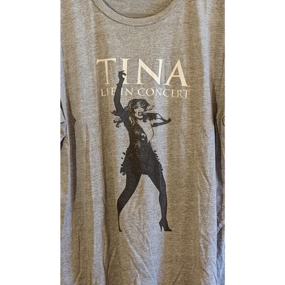 VTG Tina Turner Live In Concert Tour Tee Tshirt Soul Music Singer Licensed XL - Picture 4 of 7